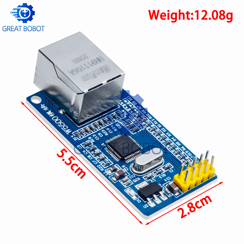 BS 1PCS  W5500 Ethernet networ - Ethernet Module W5500 incelemesi ve fiyatı