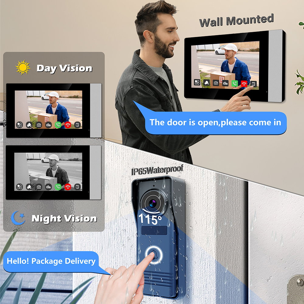 2-Wires Smart Home Wifi 1080P  - Smart Doorbell Wired incelemesi ve fiyatı