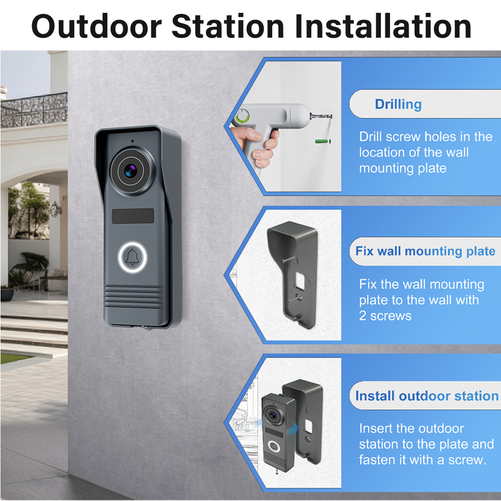 2-Wires Smart Home Wifi 1080P  - Smart Doorbell Wired incelemesi ve fiyatı