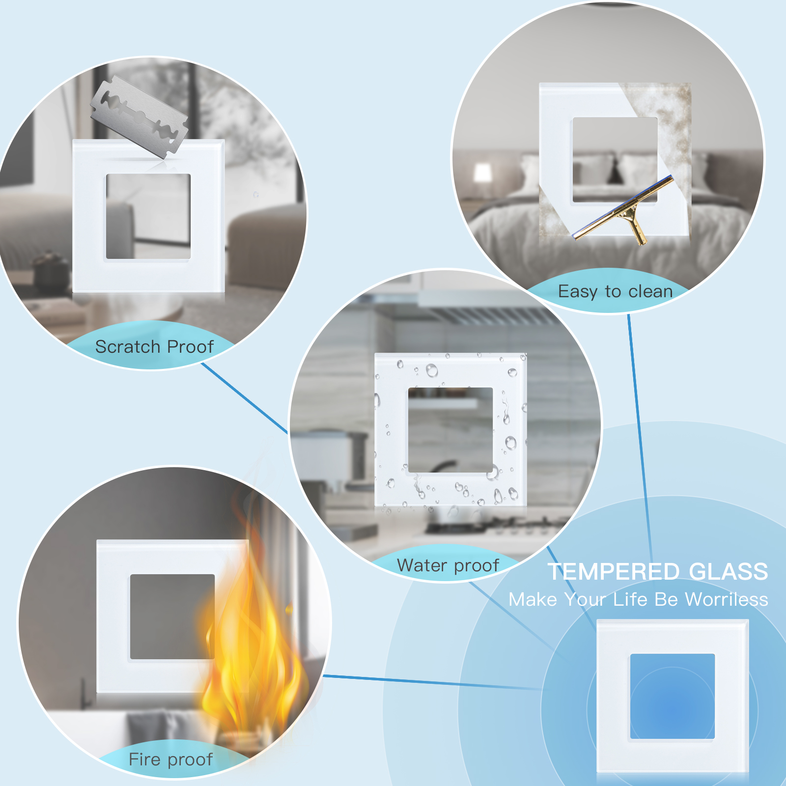 BSEED EU Standard Wall Socket  - Home Automation Panel Diy incelemesi ve fiyatı