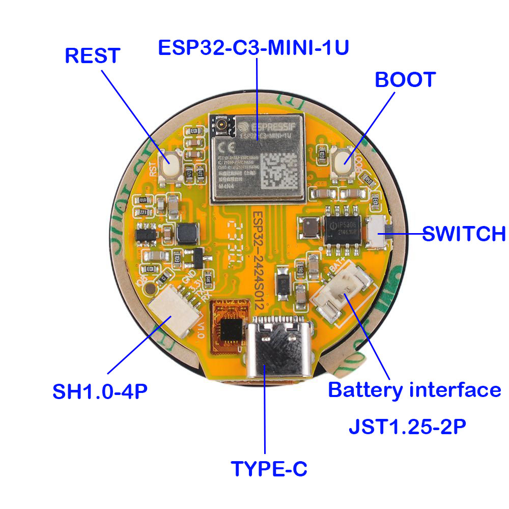 ESP32 Display 1.28 inch ESP32- - Home Automation With Arduino incelemesi ve fiyatı