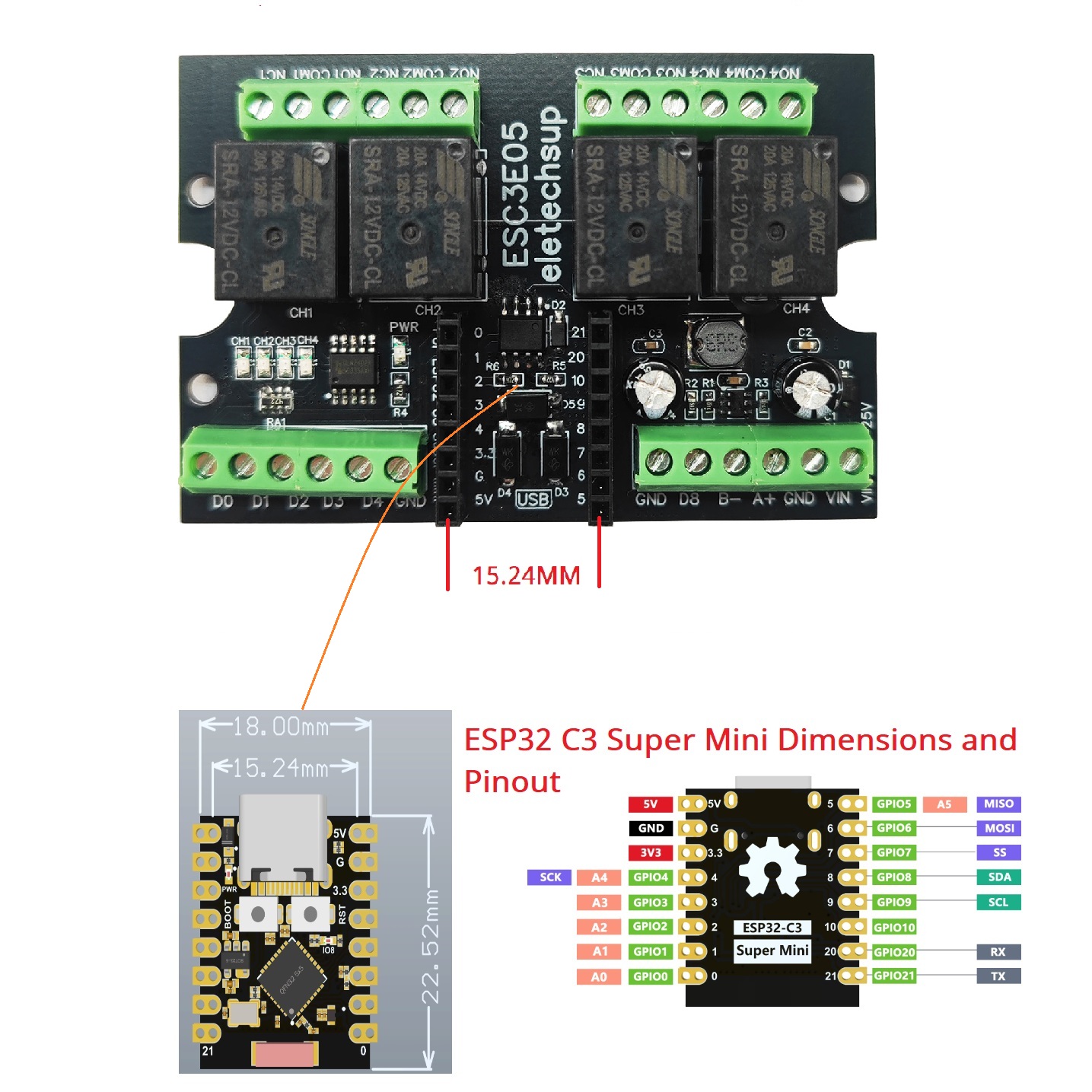 Ultimate ESP32 C3 Relay Module - Home Automation With Arduino incelemesi ve fiyatı