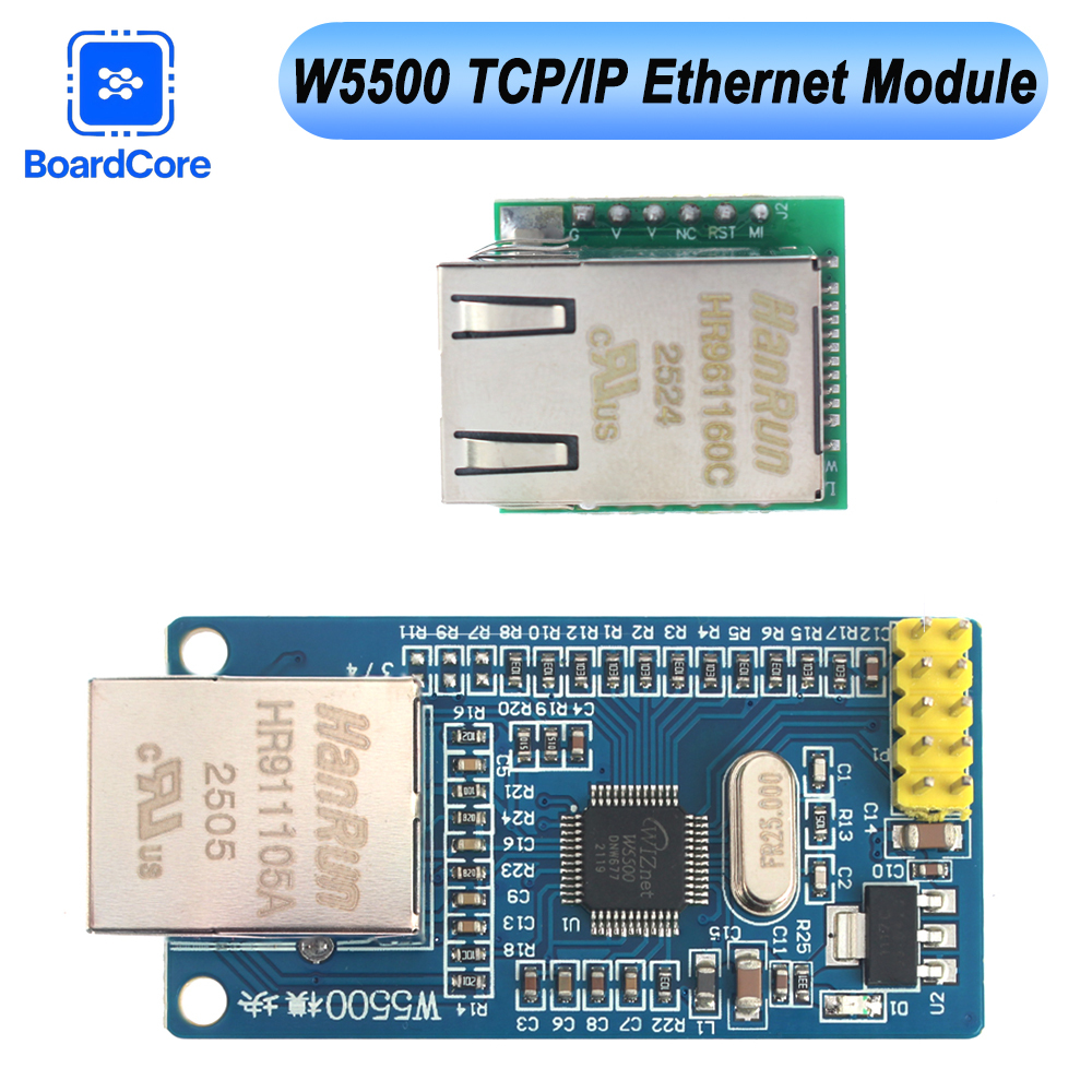 1PC 3.3V W5500 Chip New SPI to - Ethernet Module W5500 incelemesi ve fiyatı