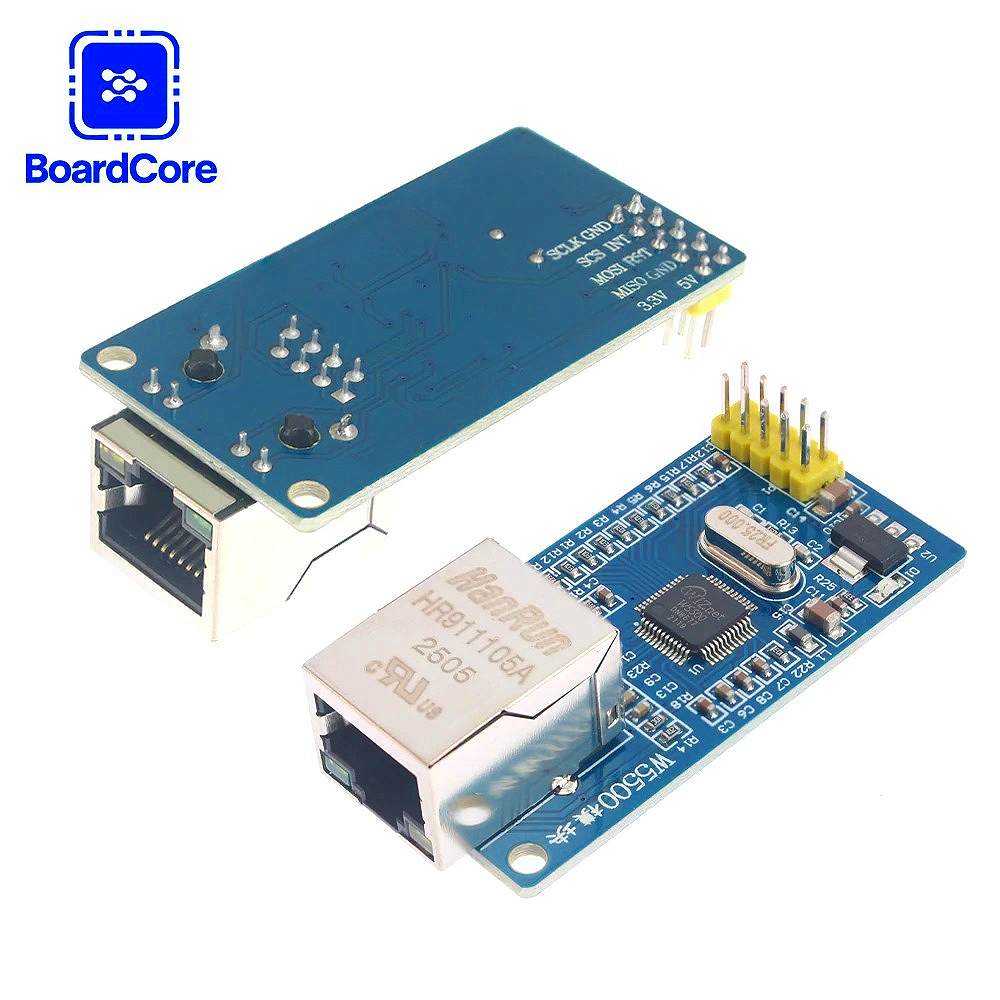 1PC 3.3V W5500 Chip New SPI to - Ethernet Module W5500 incelemesi ve fiyatı