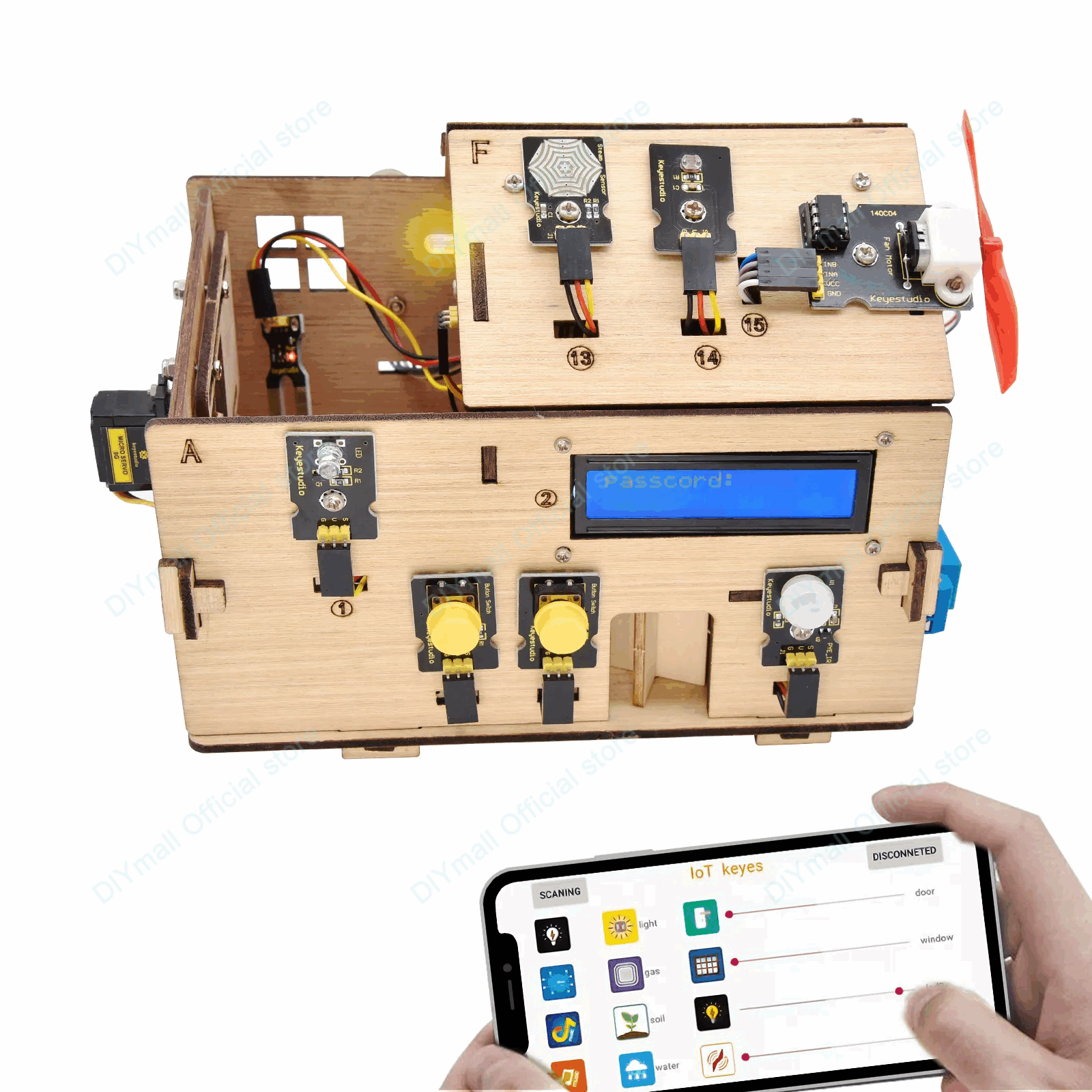 Keyestudio Smart IoT Home Kit  - Home Automation With Arduino incelemesi ve fiyatı