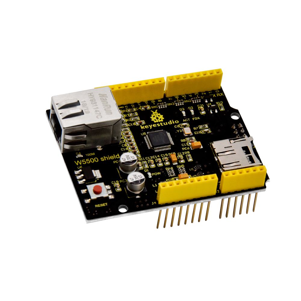 Keyestudio W5500 Ethernet Shie - Ethernet Module W5500 incelemesi ve fiyatı