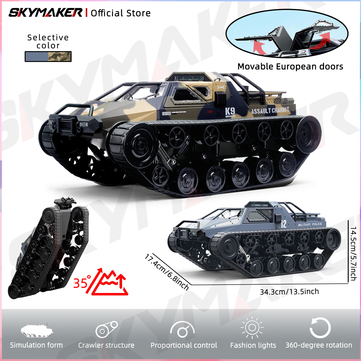 JJRC C8812 Max Tracked Tank Mo - Home Automation Tutorial incelemesi ve fiyatı