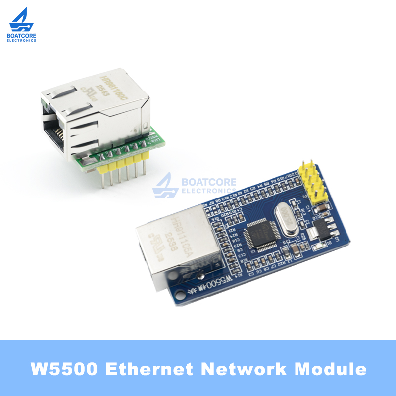 1PCS W5500 Chip New SPI to LAN - Ethernet Module W5500 incelemesi ve fiyatı