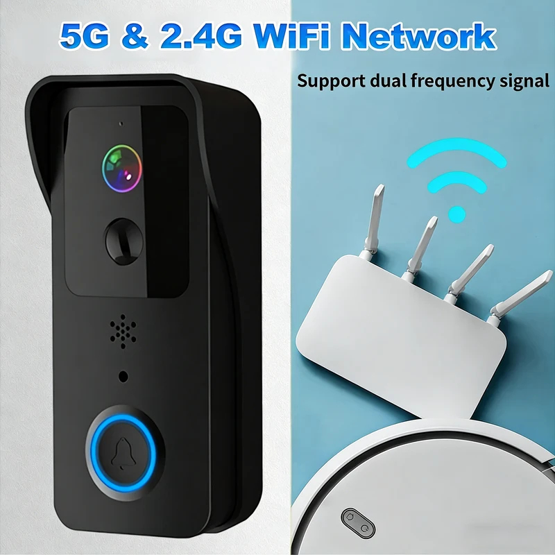 5G/2.4G WiFi Video Doorbell 10 - Smart Doorbell Wired incelemesi ve fiyatı