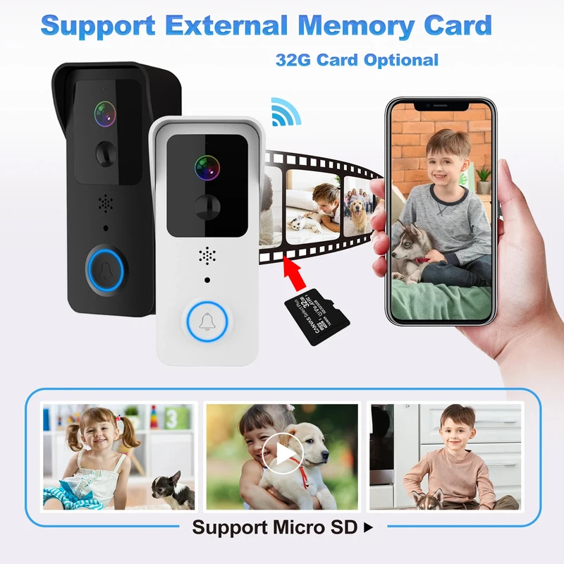 5G/2.4G WiFi Video Doorbell 10 - Smart Doorbell Wired incelemesi ve fiyatı