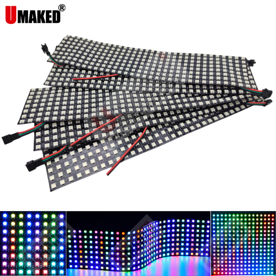 2pcs WS2812B Individually Addr - Rgb Led Matrix 8X8 incelemesi ve fiyatı