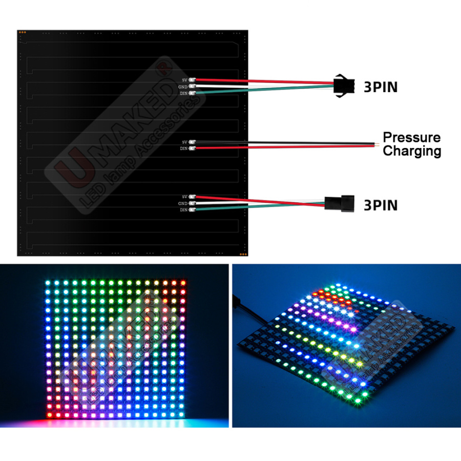 2pcs WS2812B Individually Addr - Rgb Led Matrix 8X8 incelemesi ve fiyatı
