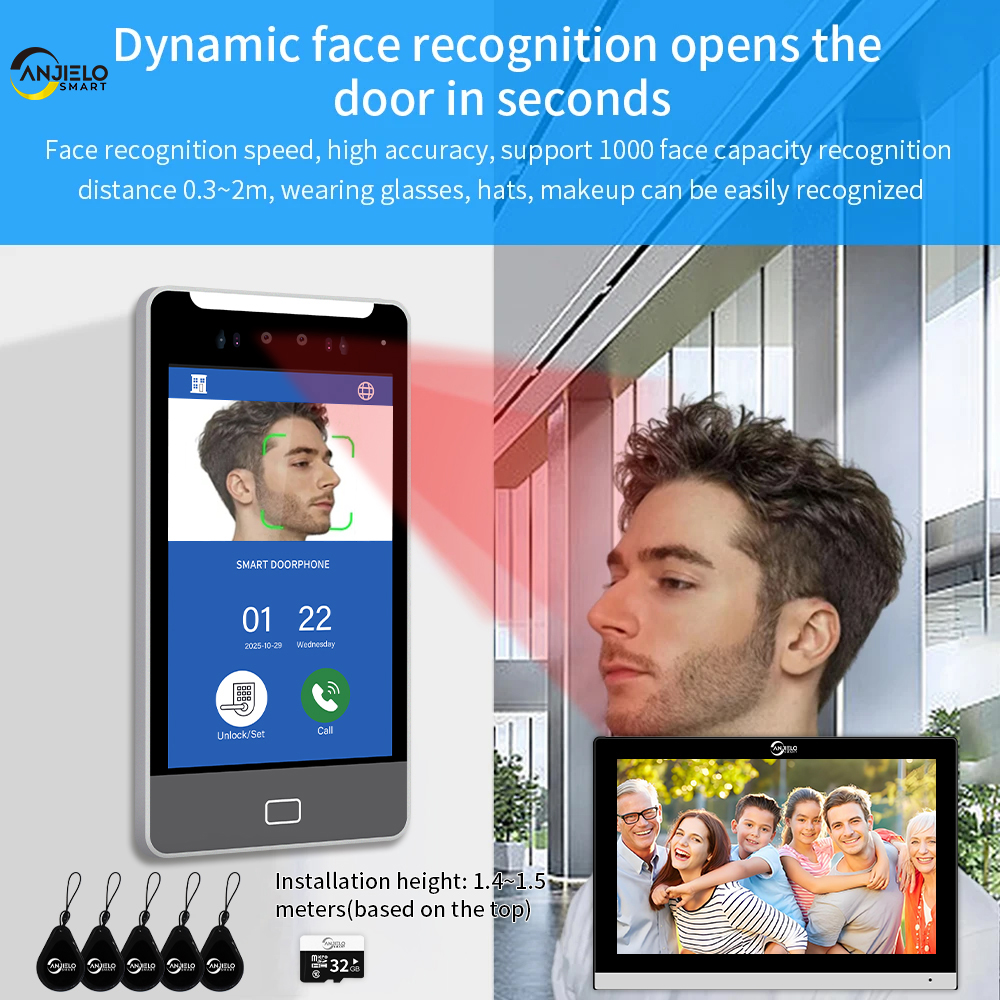 ANJIELO TUYA Smart 5IN1 Unlock - Smart Doorbell Wired incelemesi ve fiyatı