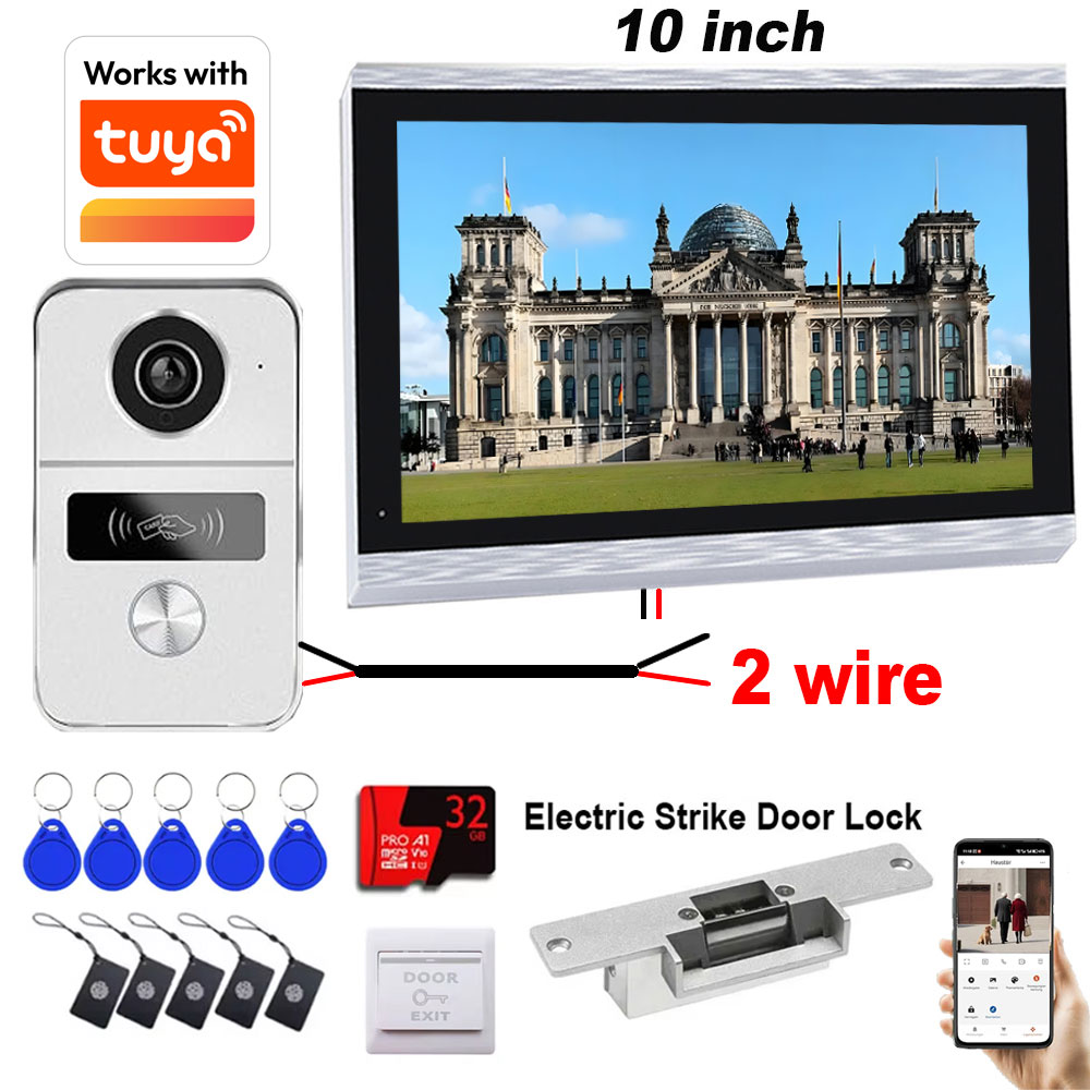 New 2 Wires Tuya Wifi Video In - Smart Doorbell Wired incelemesi ve fiyatı