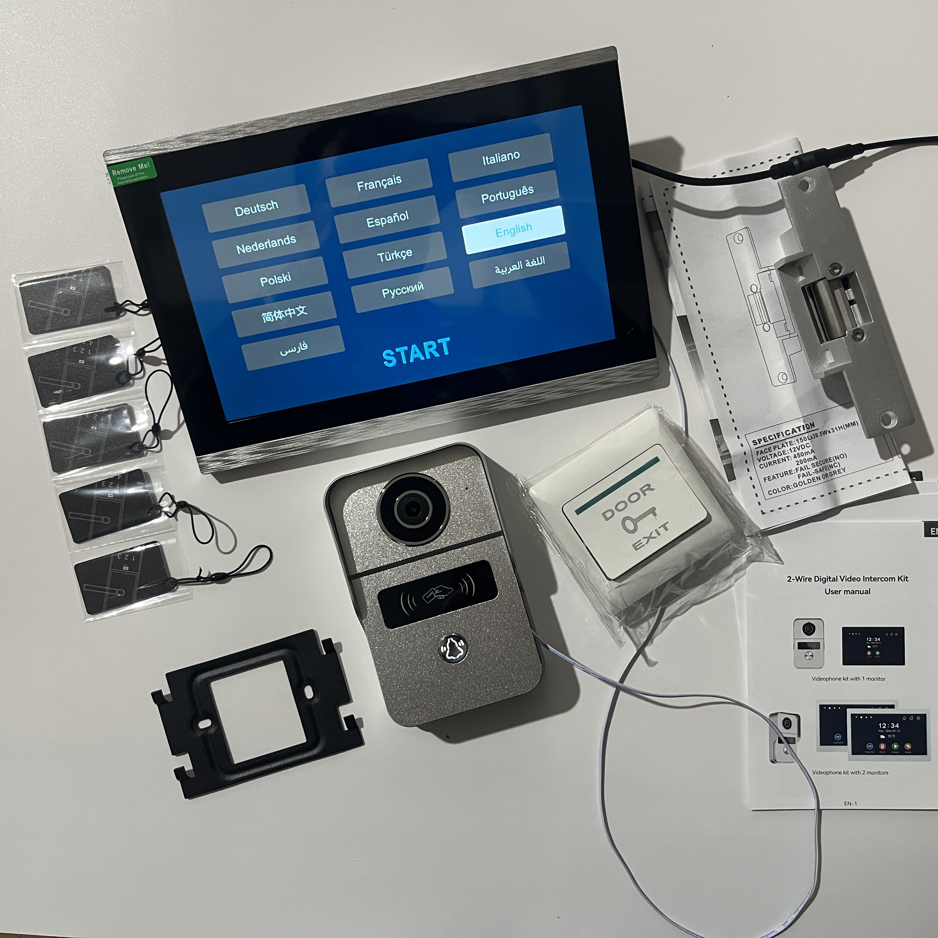 New 2 Wires Tuya Wifi Video In - Smart Doorbell Wired incelemesi ve fiyatı
