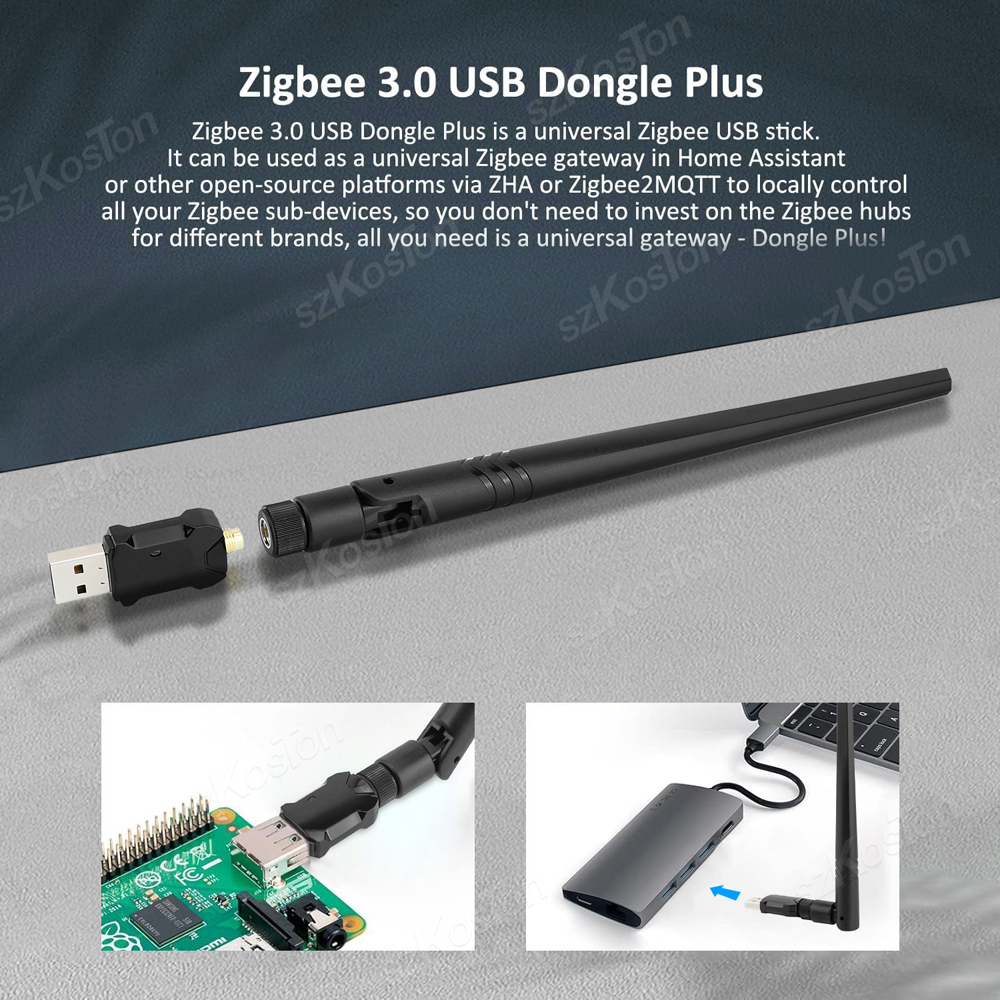 Zigbee USB Dongle Plus-E Gatew - Zigbee Coordinator Stick incelemesi ve fiyatı