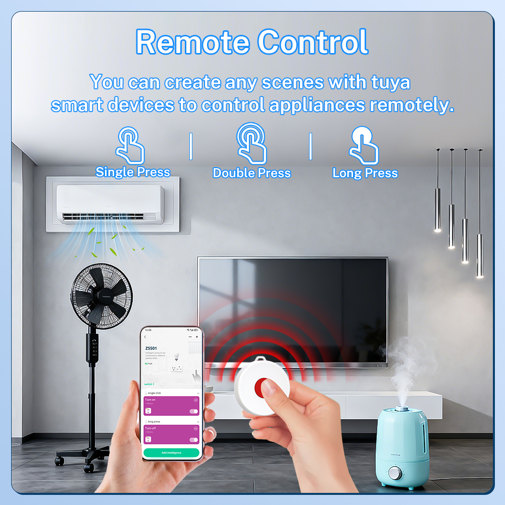 Tuya ZigBee Smart Button IP65  - Home Automation Diy incelemesi ve fiyatı