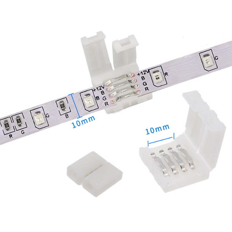 5pcs 4PIN 8mm Led Connector L  - Rgb Led Matrix 8X8 incelemesi ve fiyatı