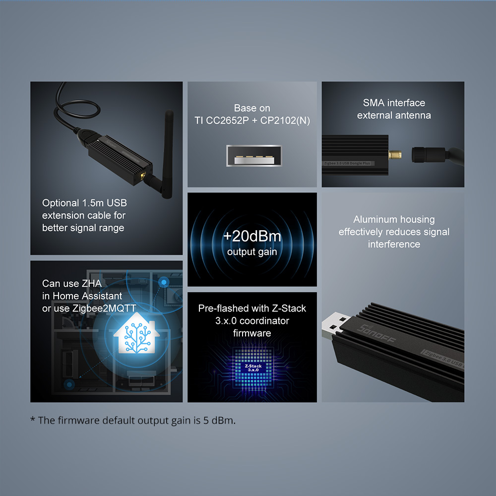 SONOFF ZBDongle-P Zigbee 3.0 U - Zigbee Coordinator Stick incelemesi ve fiyatı