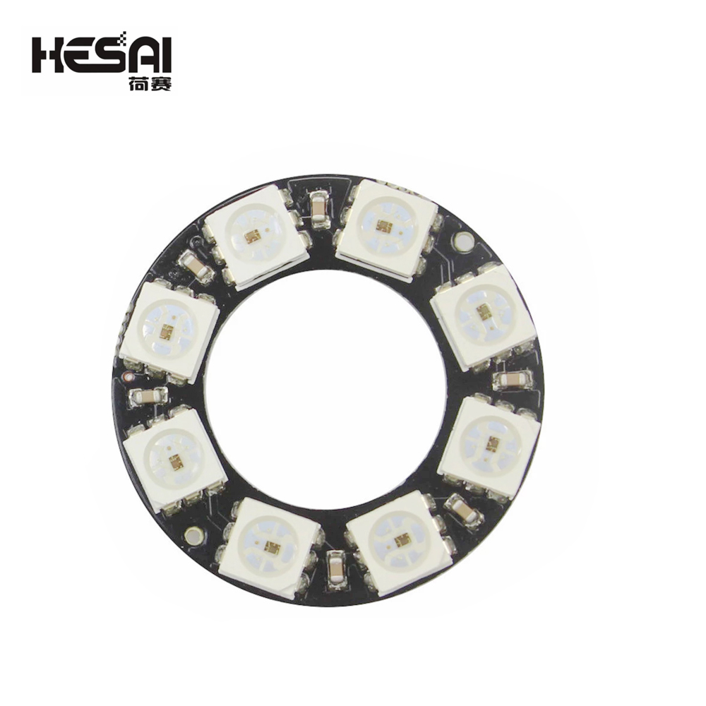 RGB LED Ring Light 8 Bits WS28 - Home Automation Diy Kit incelemesi ve fiyatı