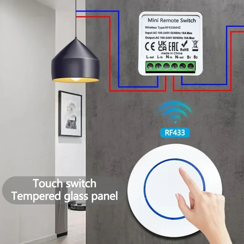 RF 433MHz Smart Wireless DIY R - Home Automation Panel Diy incelemesi ve fiyatı