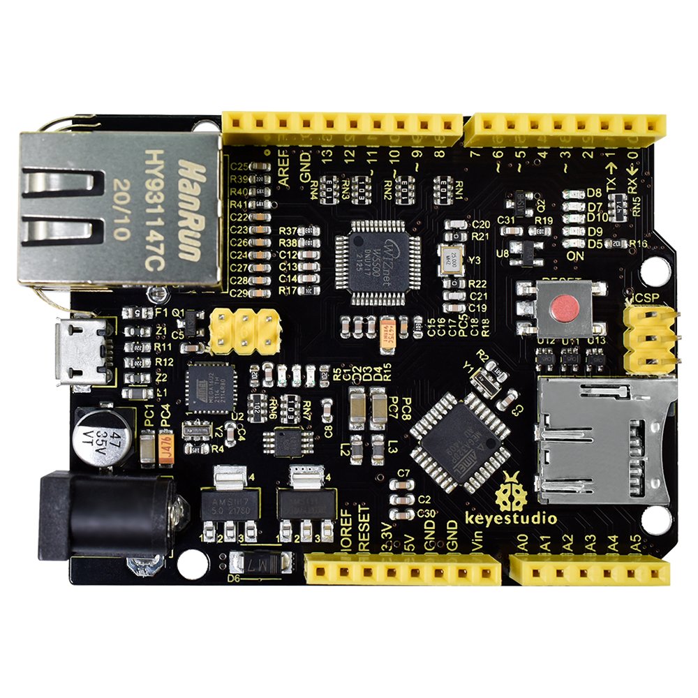 Keyestudio W5500 ETHERNET DEVE - Ethernet Module W5500 incelemesi ve fiyatı