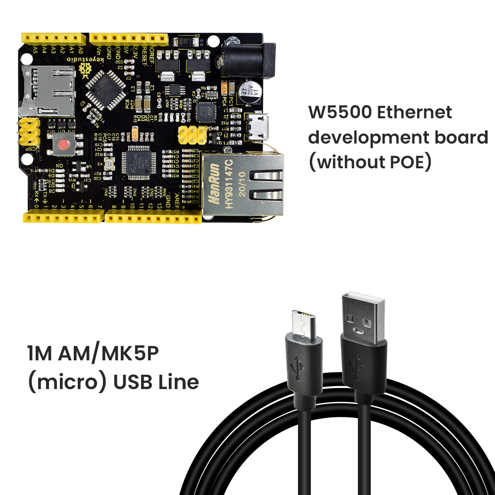 Keyestudio W5500 ETHERNET DEVE - Ethernet Module W5500 incelemesi ve fiyatı