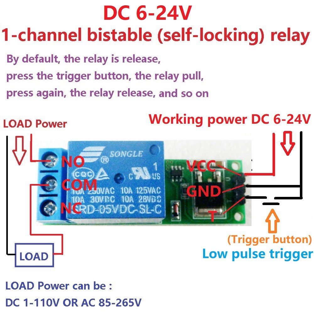 DC 6V 9V 12V 24V Flip-Flop Lat - Shelly Relay Module incelemesi ve fiyatı