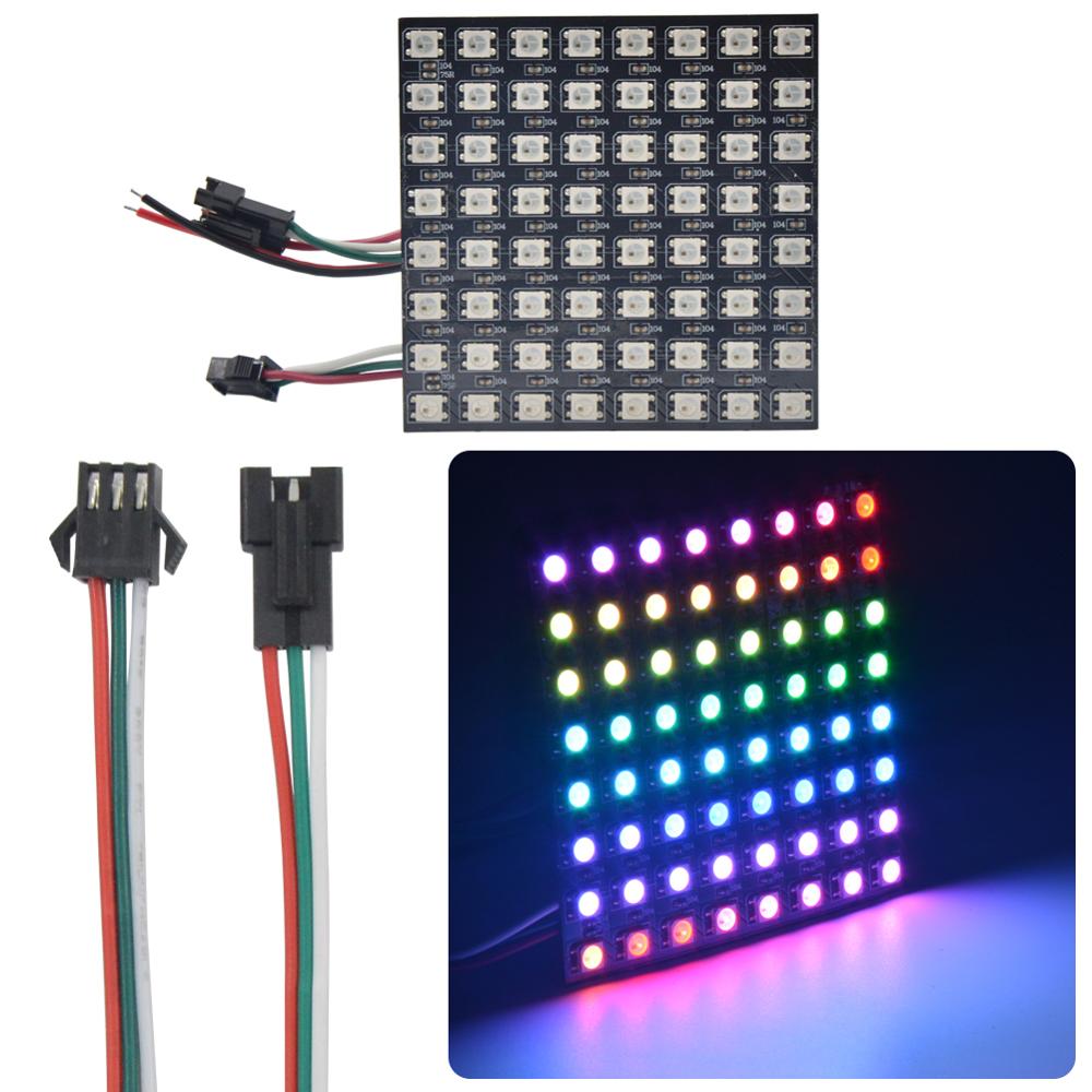 8x8 16x16 8x32 Pixels SK6812 W - Rgb Led Matrix 8X8 incelemesi ve fiyatı