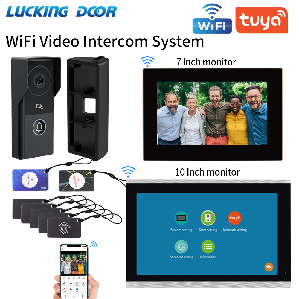 7/10 Inch Video Intercom 1080P - Smart Doorbell Wired incelemesi ve fiyatı