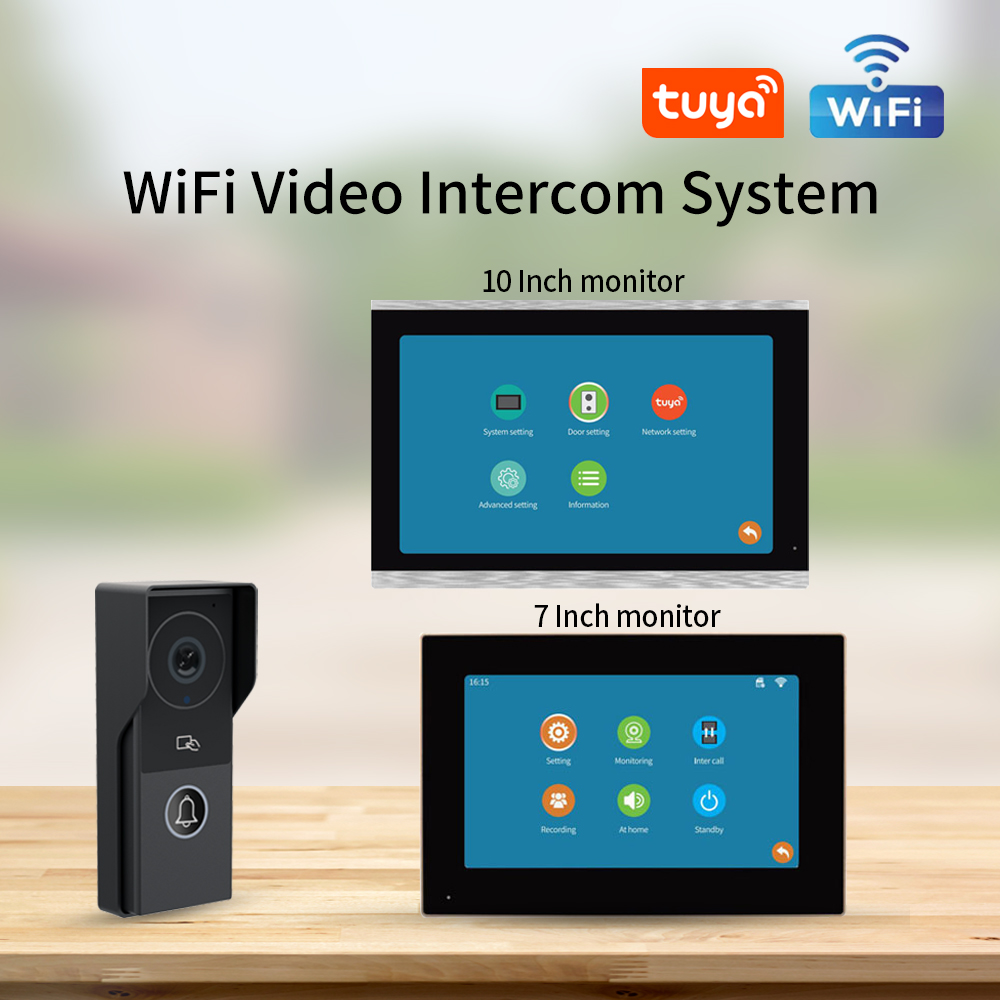 7/10 Inch Video Intercom 1080P - Smart Doorbell Wired incelemesi ve fiyatı