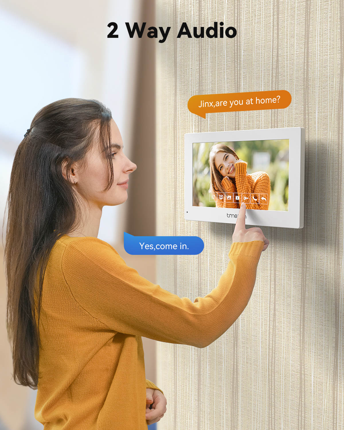 7 Inch Tuya 1080P wireless Wif - Smart Doorbell Wired incelemesi ve fiyatı