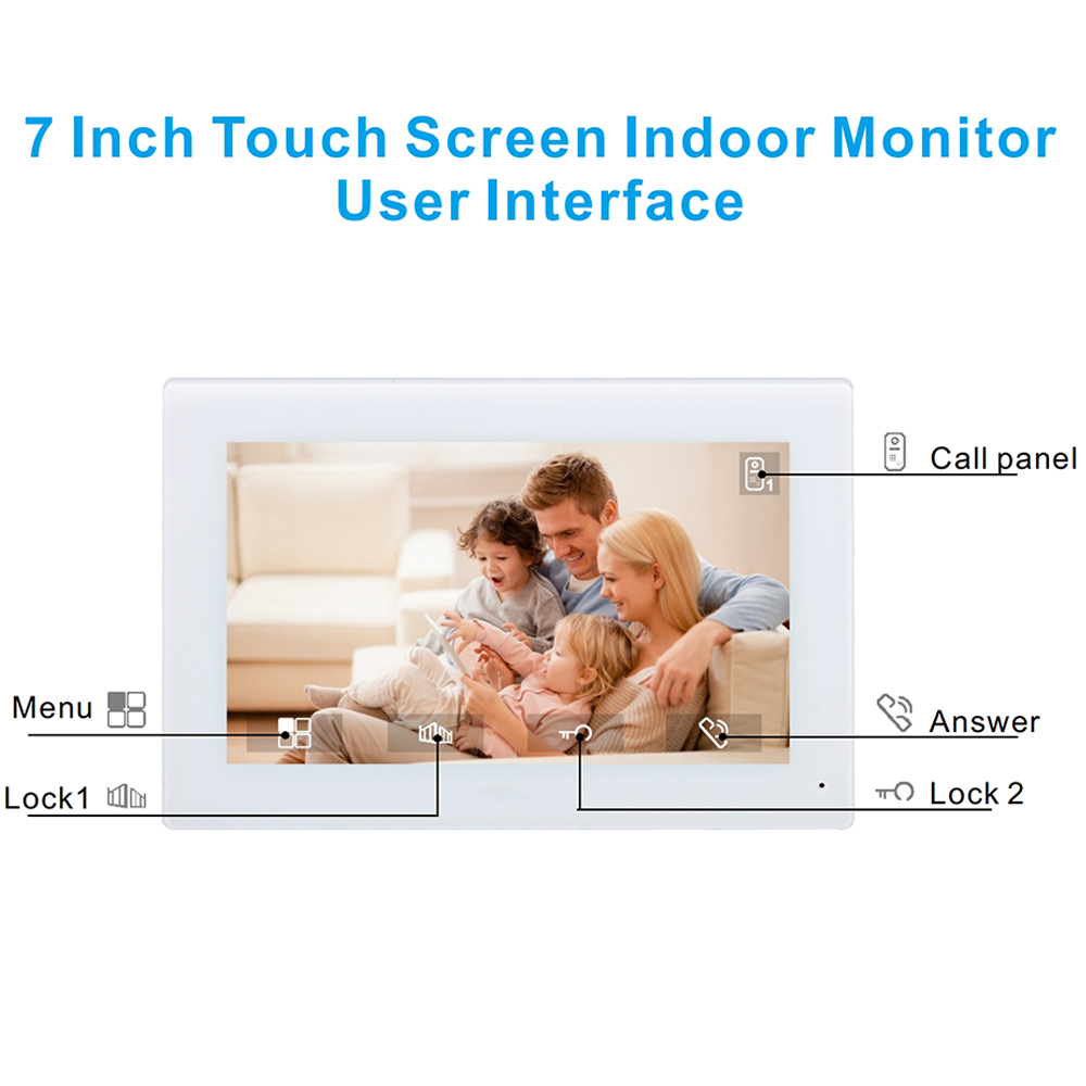 7inch Color Wired Video Interc - Smart Doorbell Wired incelemesi ve fiyatı