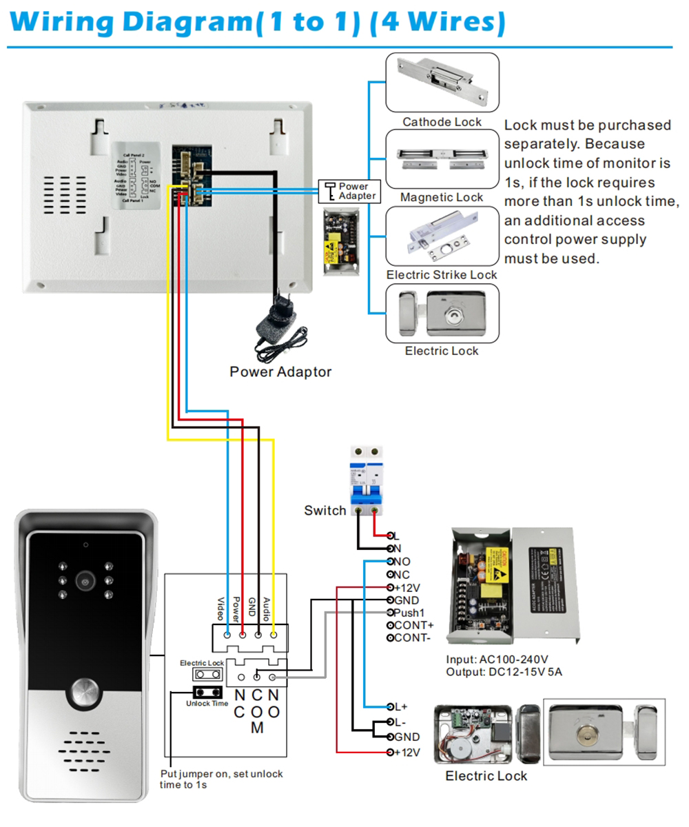 7inch Color Wired Video Interc - Smart Doorbell Wired incelemesi ve fiyatı