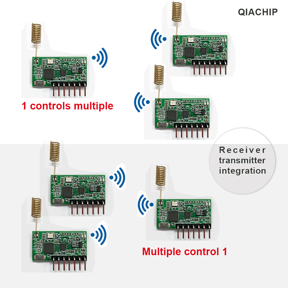 QIACHIP RF Receiving and Trans - Home Automation With Arduino incelemesi ve fiyatı