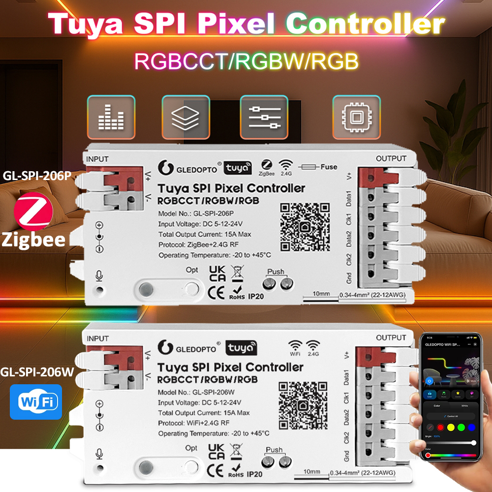 Tuya SPI Pixel LED Controller  - Zigbee Coordinator Stick incelemesi ve fiyatı