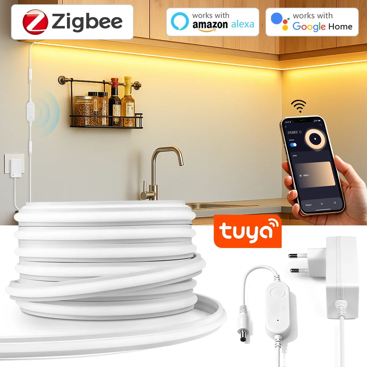 Zigbee 3.0 24V Neon LED Strip  - Zigbee Coordinator Stick incelemesi ve fiyatı