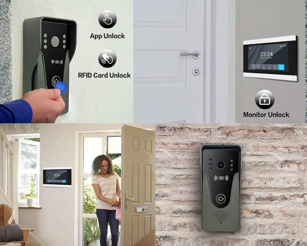 Tuya 1080P 7 Inch Color Touch  - Smart Doorbell Wired incelemesi ve fiyatı