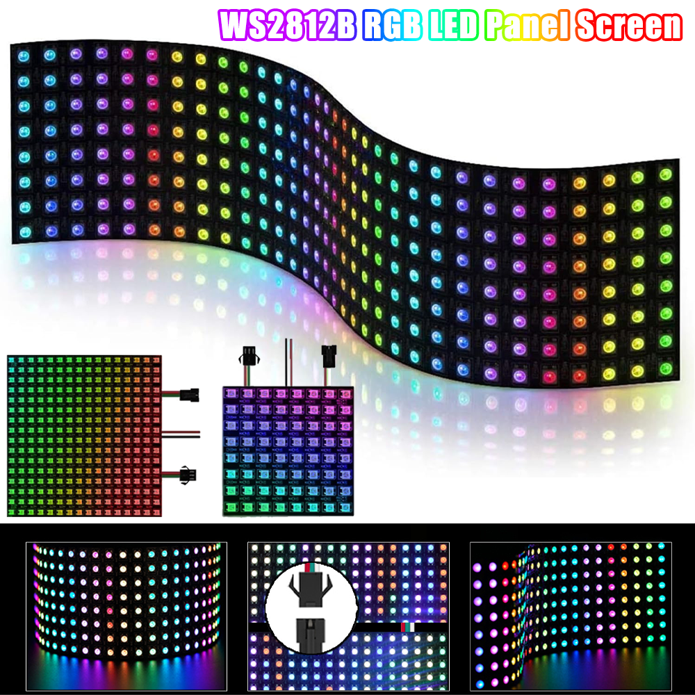 DC5V WS2812B RGB LED Panel Scr - Rgb Led Matrix 8X8 incelemesi ve fiyatı