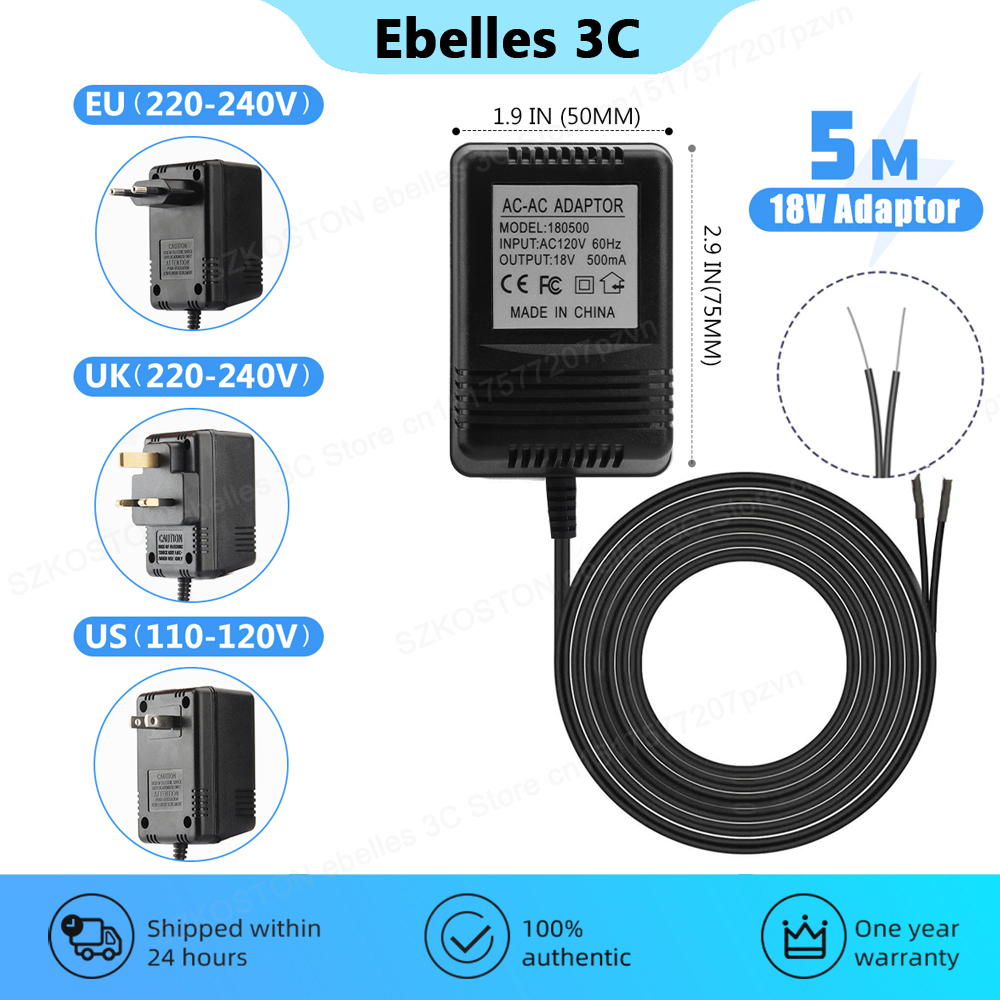 18V AC Transformer Charger for - Smart Doorbell Wired incelemesi ve fiyatı