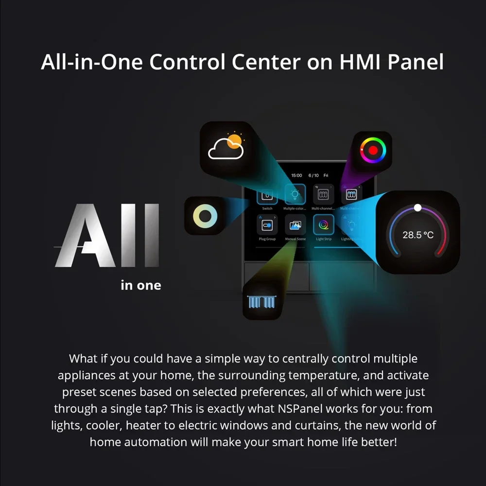 Smart Scene Wall Switch EU/US  - Home Automation Panel Diy incelemesi ve fiyatı