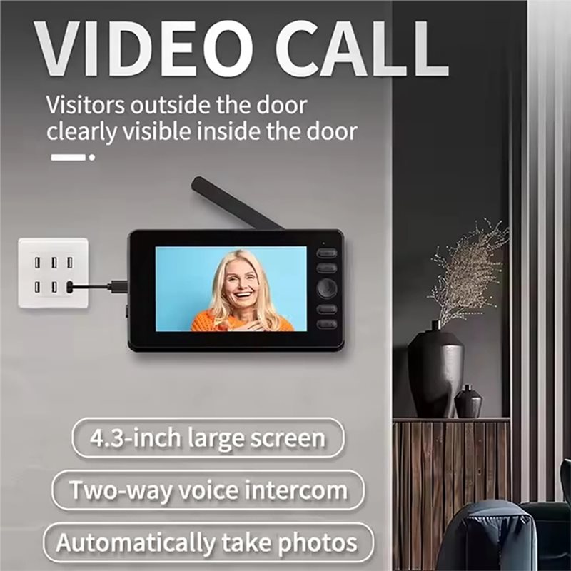 24-Hour Delivery Two-Way Inter - Smart Doorbell Wired incelemesi ve fiyatı